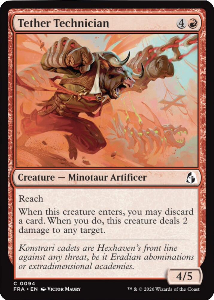 Tether Technician (94) [Reality Fracture] | Boutique FDB TCG