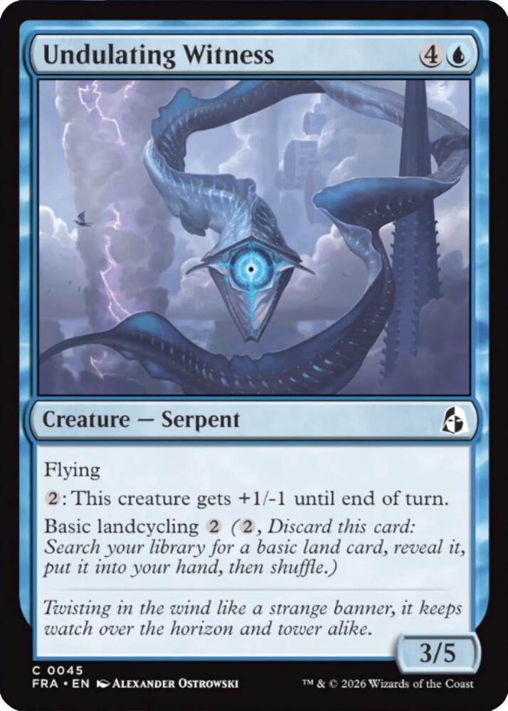 Undulating Witness (45) [Reality Fracture] | Boutique FDB TCG
