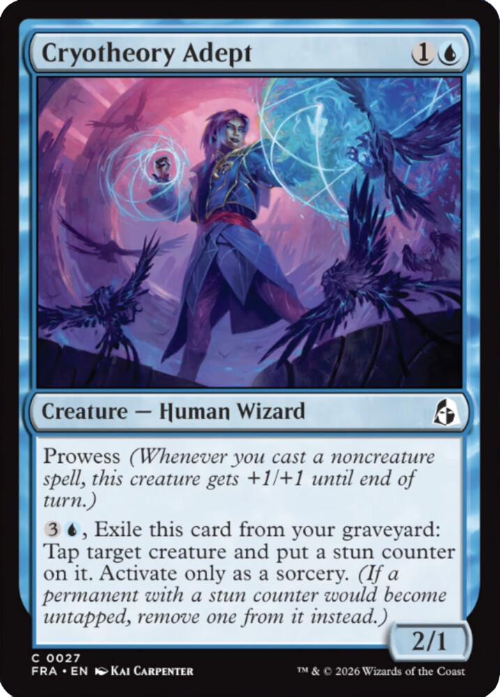 Cryotheory Adept (27) [Reality Fracture] | Boutique FDB TCG