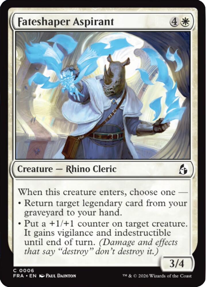 Fateshaper Aspirant (6) [Reality Fracture] | Boutique FDB TCG