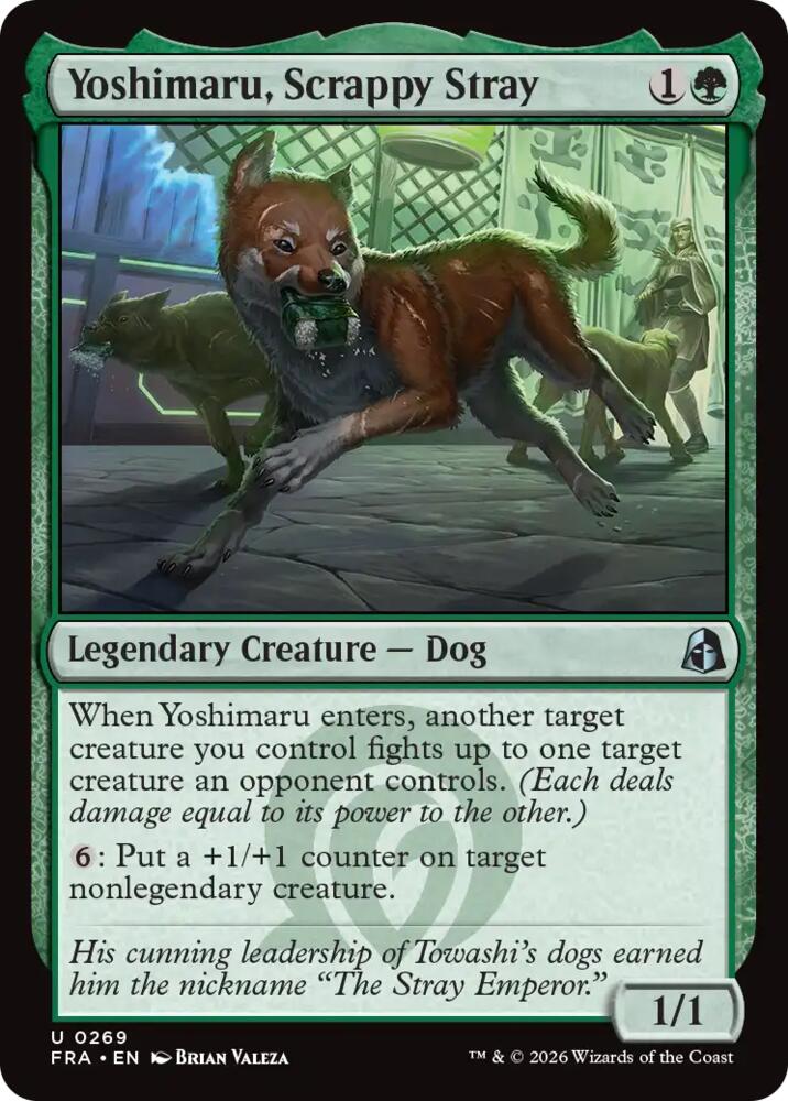 Yoshimaru, Scrappy Stray (269) [Reality Fracture] | Boutique FDB TCG