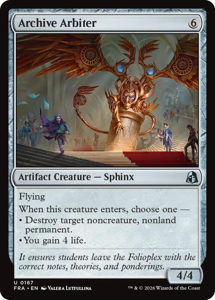 Archive Arbiter (167) [Reality Fracture] | Boutique FDB TCG