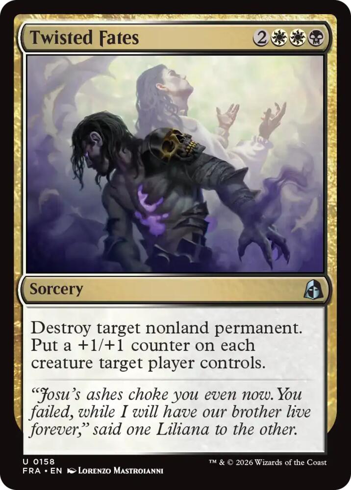 Twisted Fates (158) [Reality Fracture] | Boutique FDB TCG