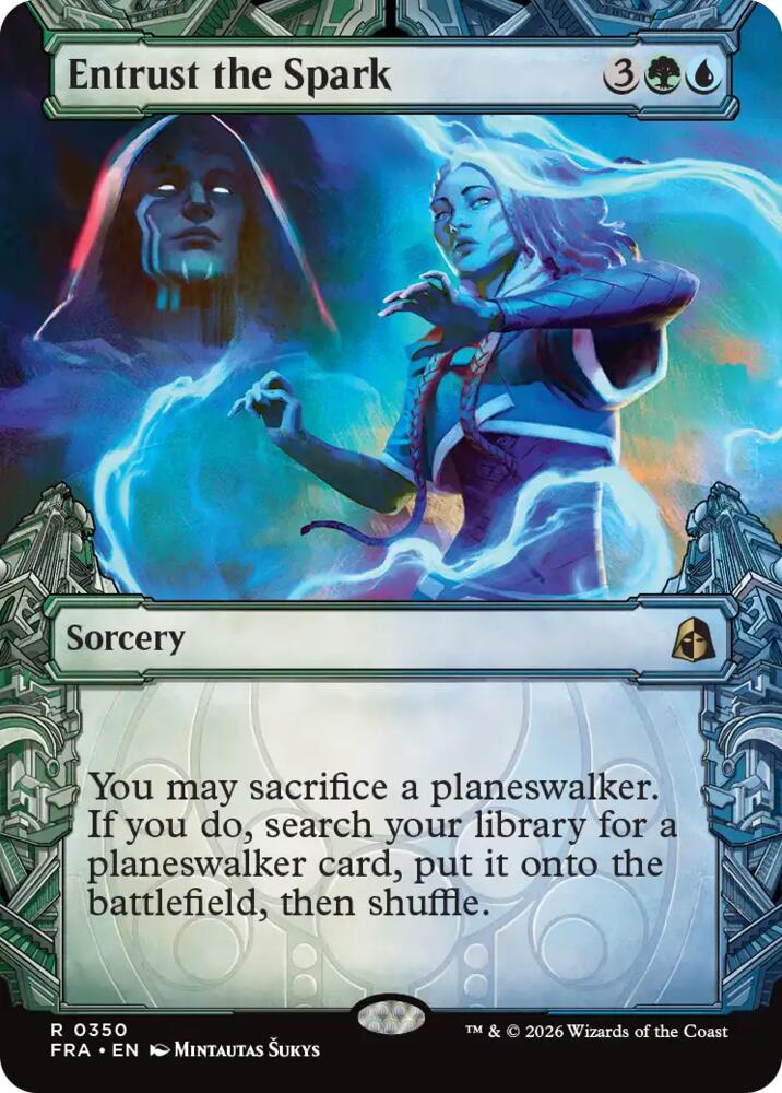 Entrust the Spark (Showcase) (350) [Reality Fracture] | Boutique FDB TCG