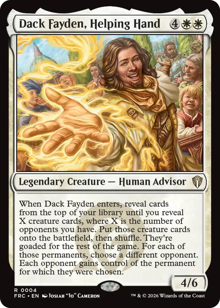 Dack Fayden, Helping Hand (4) [Reality Fracture Commander] | Boutique FDB TCG