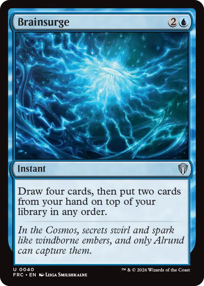 Brainsurge (40) [Reality Fracture Commander] | Boutique FDB TCG