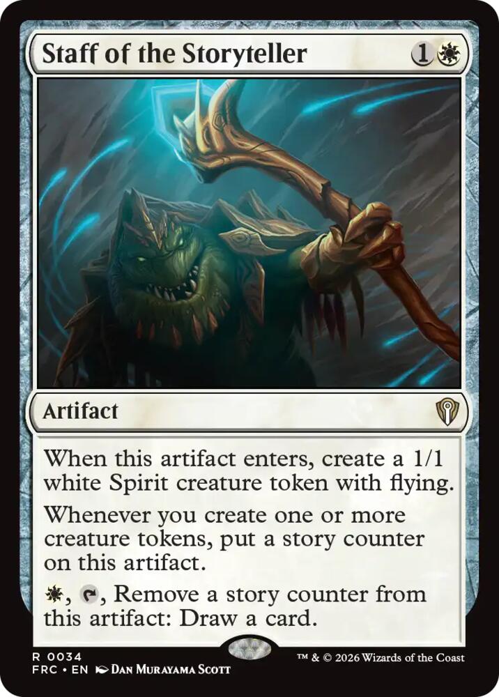Staff of the Storyteller (34) [Reality Fracture Commander] | Boutique FDB TCG