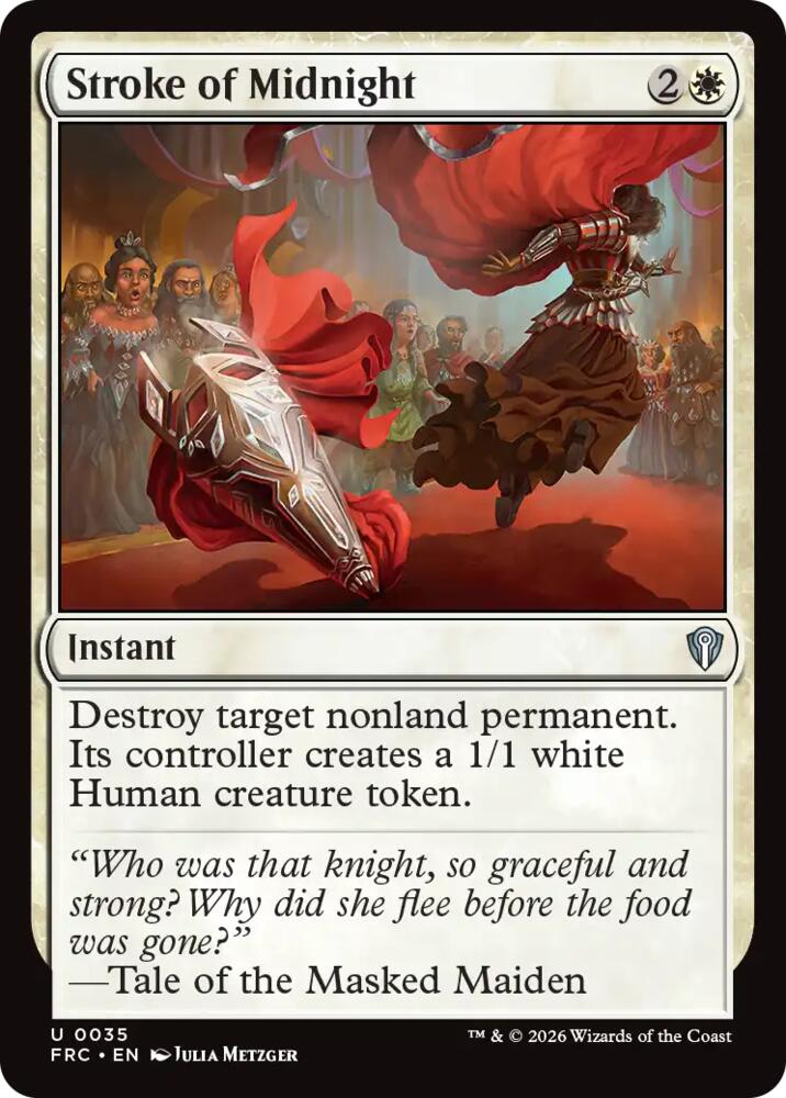 Stroke of Midnight (35) [Reality Fracture Commander] | Boutique FDB TCG