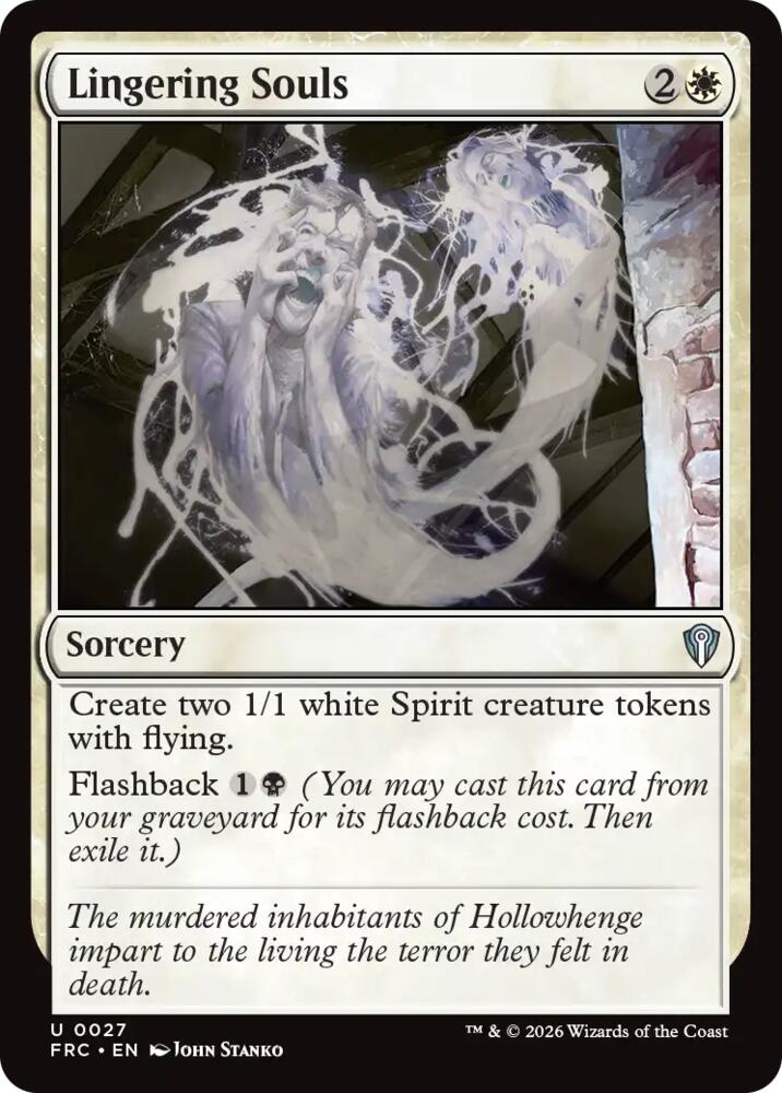Lingering Souls (27) [Reality Fracture Commander] | Boutique FDB TCG