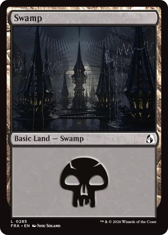 Swamp (0285) [Reality Fracture] | Boutique FDB TCG