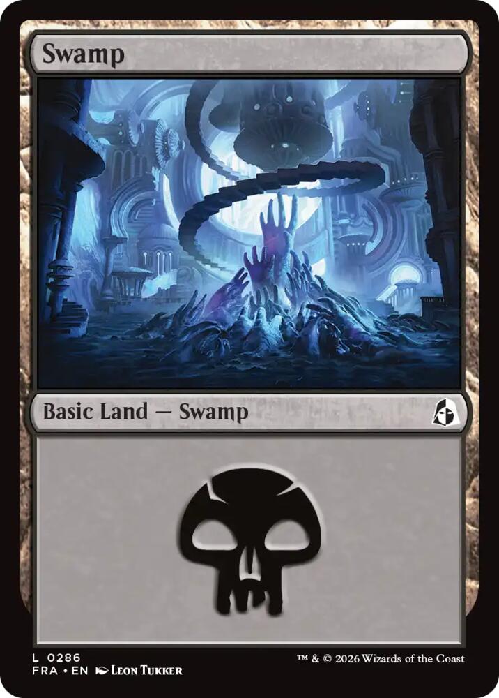 Swamp (0286) [Reality Fracture] | Boutique FDB TCG