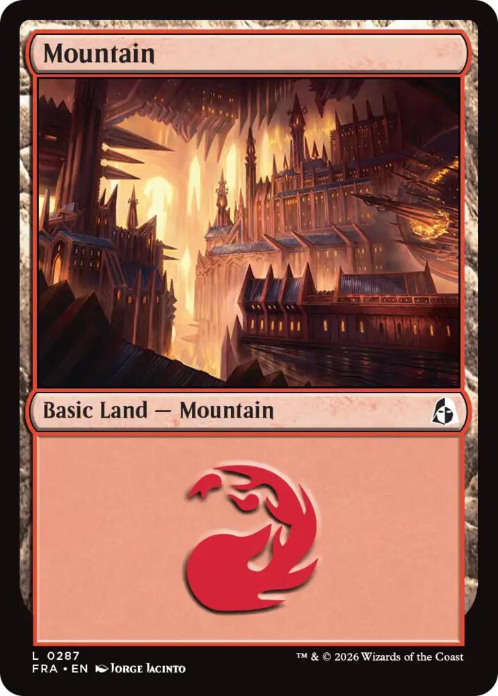 Mountain (0287) [Reality Fracture] | Boutique FDB TCG