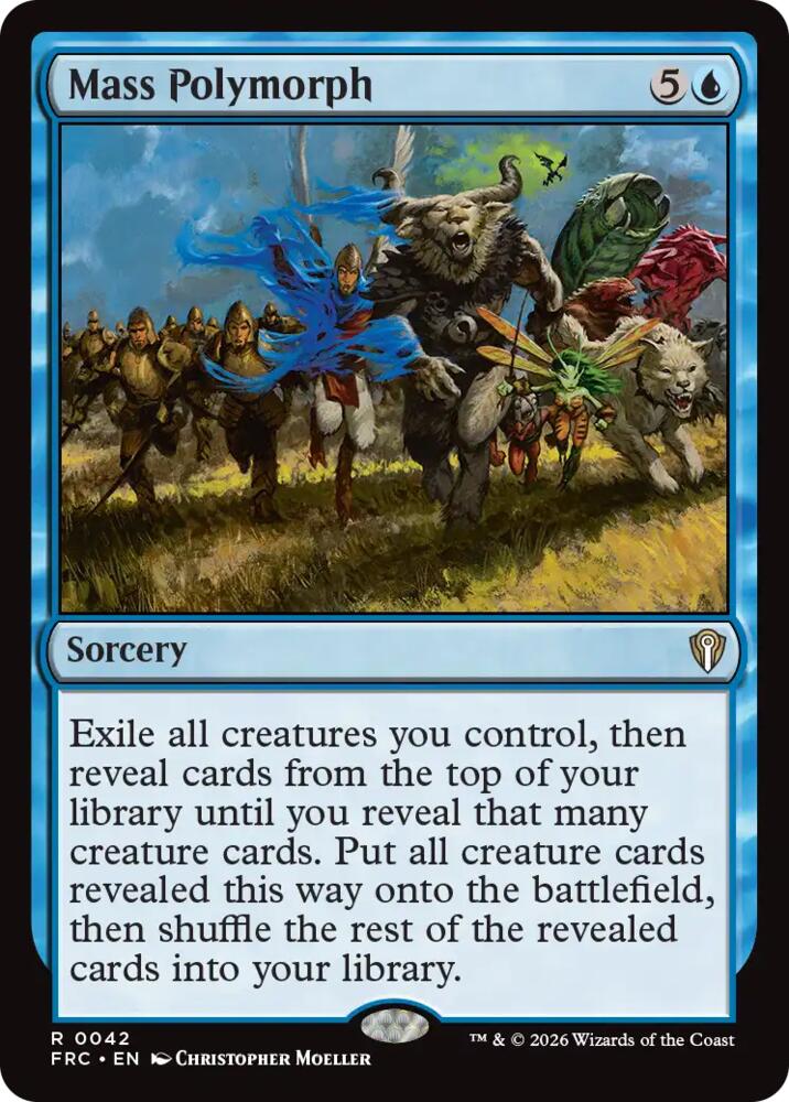 Mass Polymorph (42) [Reality Fracture Commander] | Boutique FDB TCG