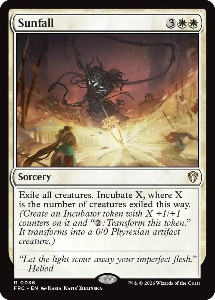 Sunfall (36) [Reality Fracture Commander] | Boutique FDB TCG
