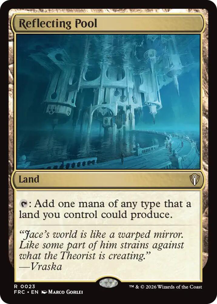 Reflecting Pool (23) [Reality Fracture Commander] | Boutique FDB TCG