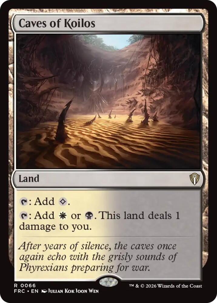 Caves of Koilos (66) [Reality Fracture Commander] | Boutique FDB TCG