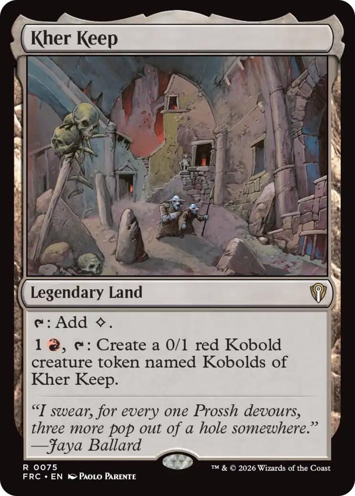 Kher Keep (75) [Reality Fracture Commander] | Boutique FDB TCG