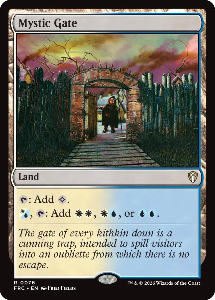 Mystic Gate (76) [Reality Fracture Commander] | Boutique FDB TCG