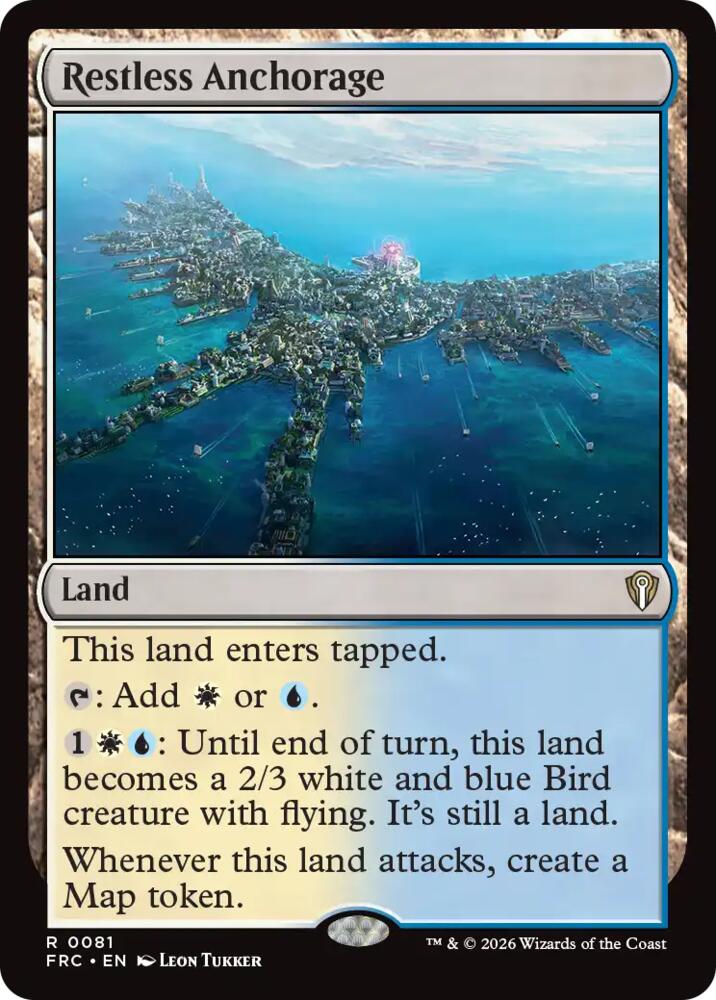 Restless Anchorage (81) [Reality Fracture Commander] | Boutique FDB TCG