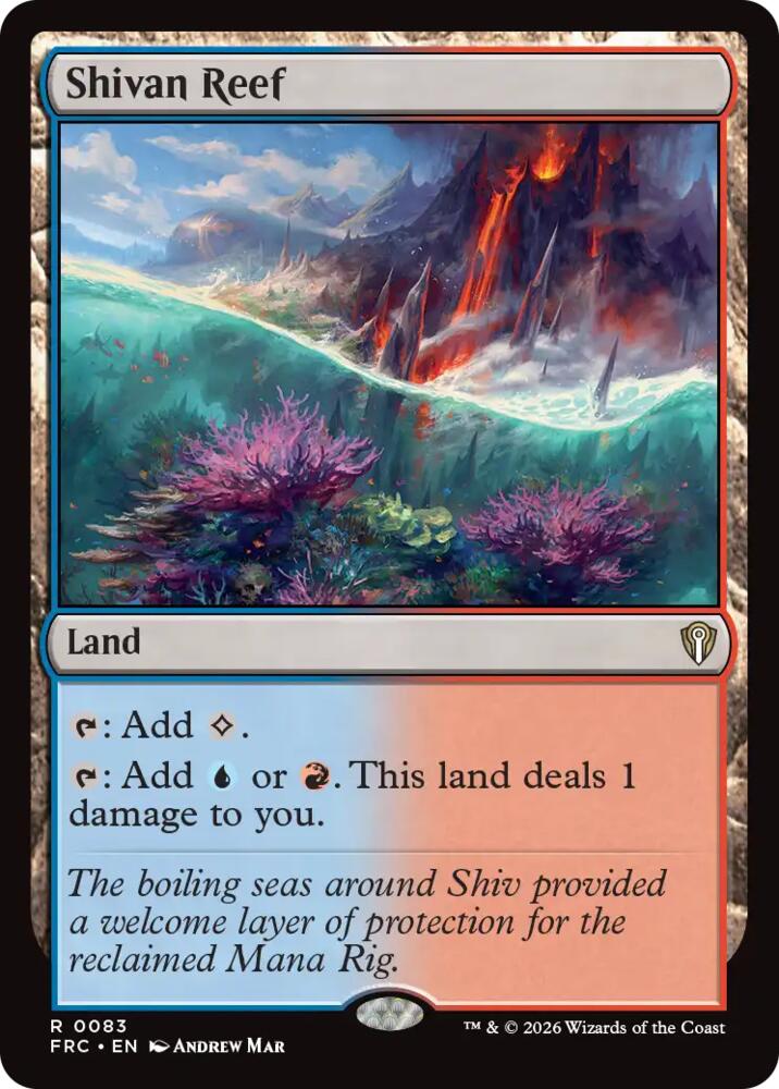 Shivan Reef (83) [Reality Fracture Commander] | Boutique FDB TCG