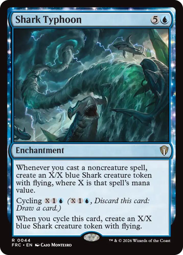 Shark Typhoon (44) [Reality Fracture Commander] | Boutique FDB TCG
