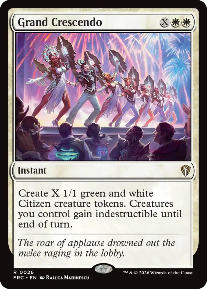 Grand Crescendo (26) [Reality Fracture Commander] | Boutique FDB TCG