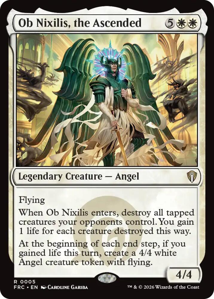 Ob Nixilis, the Ascended (5) [Reality Fracture Commander] | Boutique FDB TCG