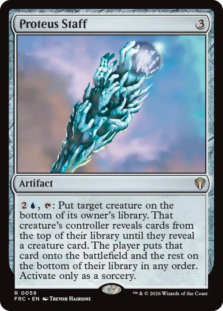 Proteus Staff (59) [Reality Fracture Commander] | Boutique FDB TCG