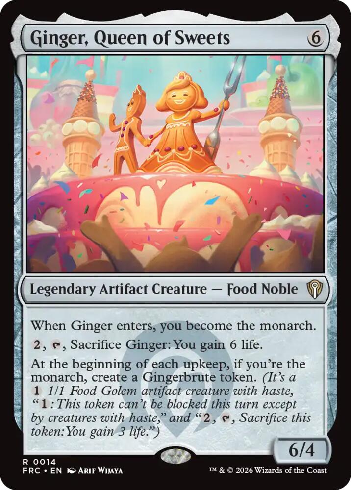 Ginger, Queen of Sweets (14) [Reality Fracture Commander] | Boutique FDB TCG