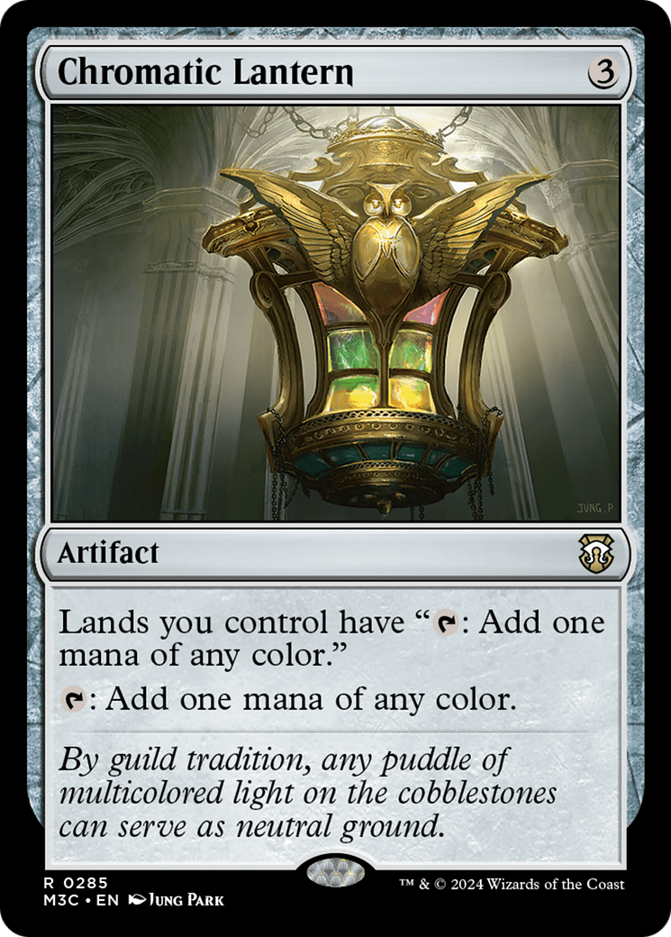 Chromatic Lantern (Ripple Foil) [Modern Horizons 3 Commander] | Boutique FDB TCG