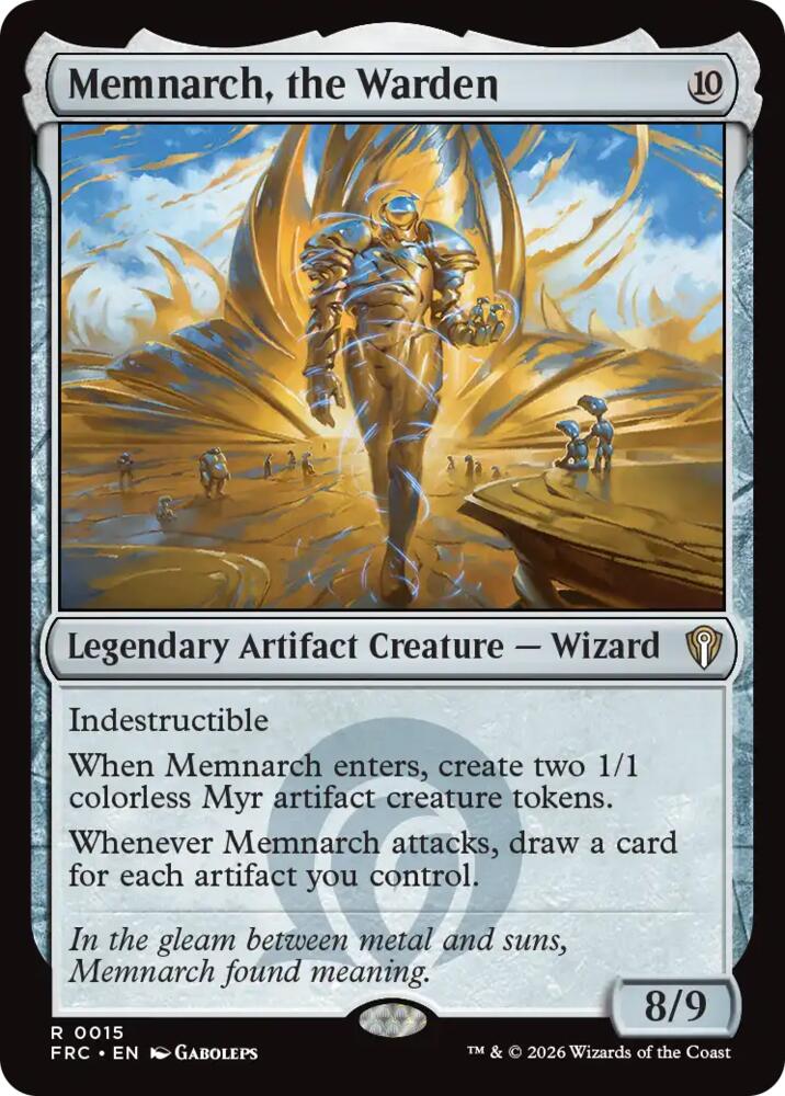 Memnarch, the Warden (15) [Reality Fracture Commander] | Boutique FDB TCG