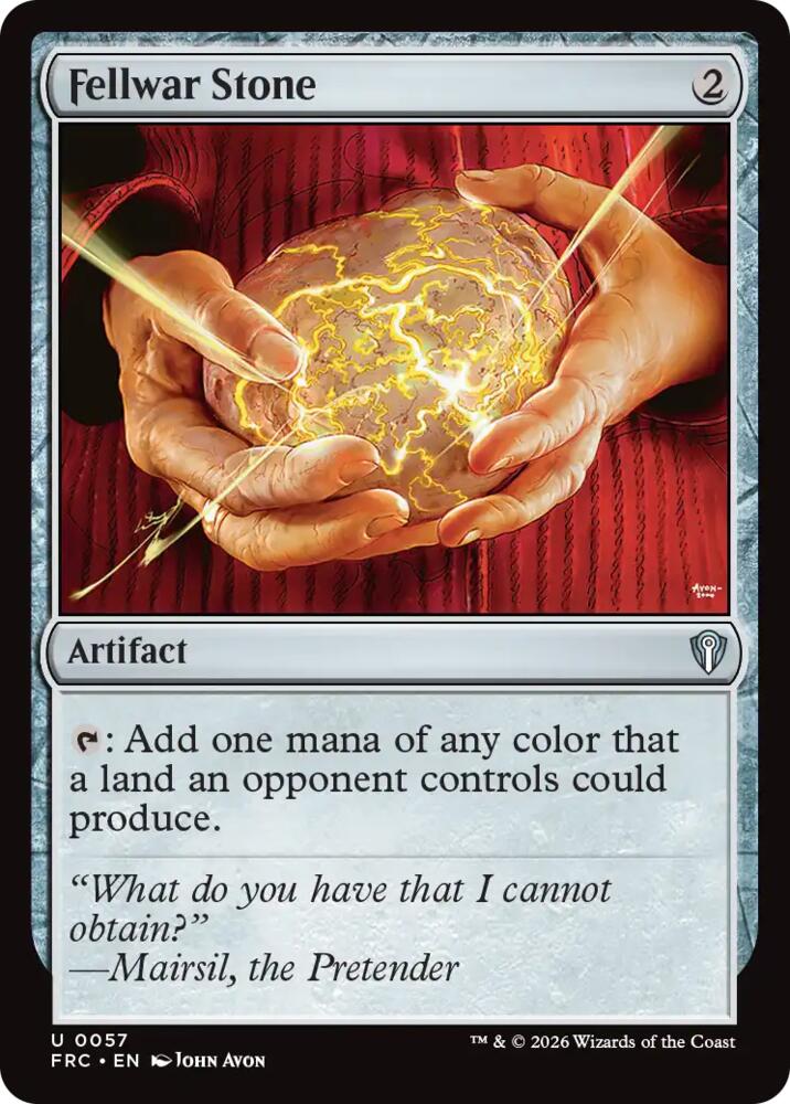 Fellwar Stone (57) [Reality Fracture Commander] | Boutique FDB TCG