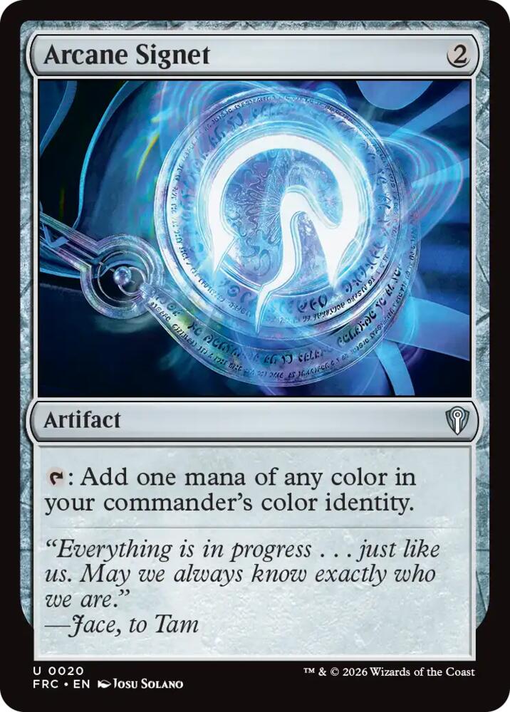 Arcane Signet (20) [Reality Fracture Commander] | Boutique FDB TCG