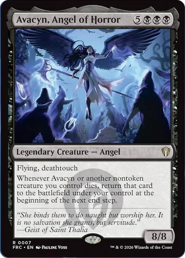 Avacyn, Angel of Horror (7) [Reality Fracture Commander] | Boutique FDB TCG