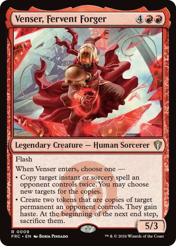 Venser, Fervent Forger (9) [Reality Fracture Commander] | Boutique FDB TCG
