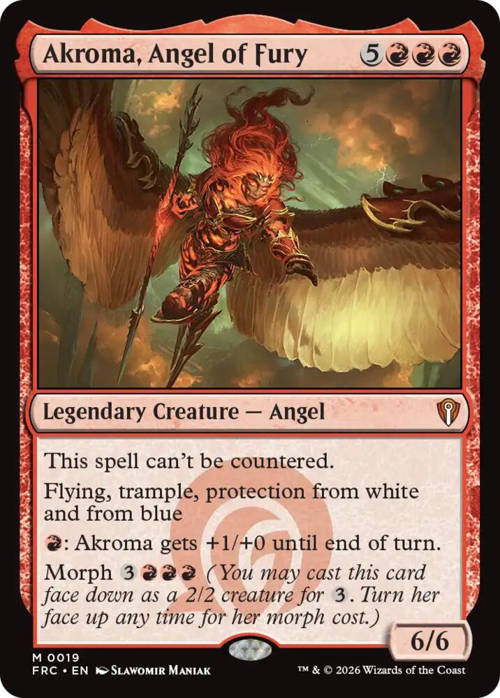Akroma, Angel of Fury (19) [Reality Fracture Commander] | Boutique FDB TCG