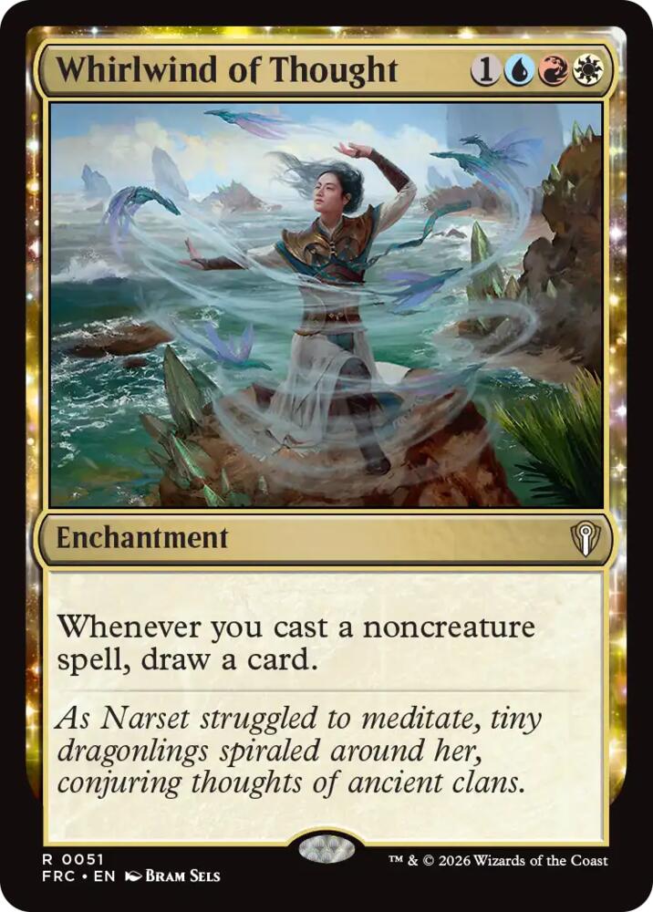 Whirlwind of Thought (51) [Reality Fracture Commander] | Boutique FDB TCG