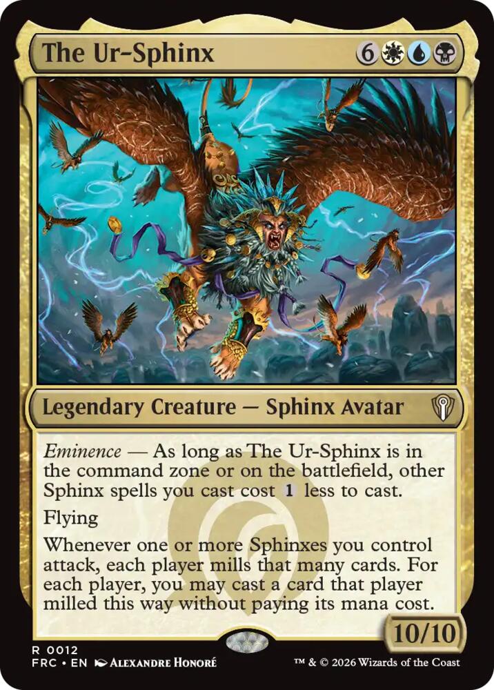 The Ur-Sphinx (12) [Reality Fracture Commander] | Boutique FDB TCG