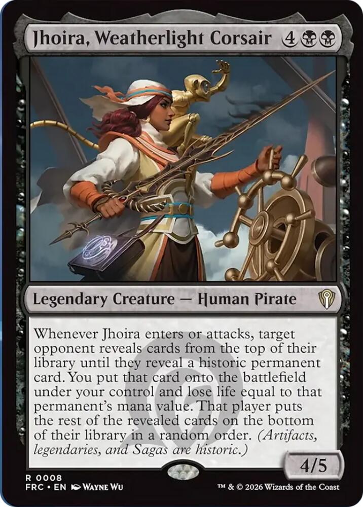 Jhoira, Weatherlight Corsair (8) [Reality Fracture Commander] | Boutique FDB TCG