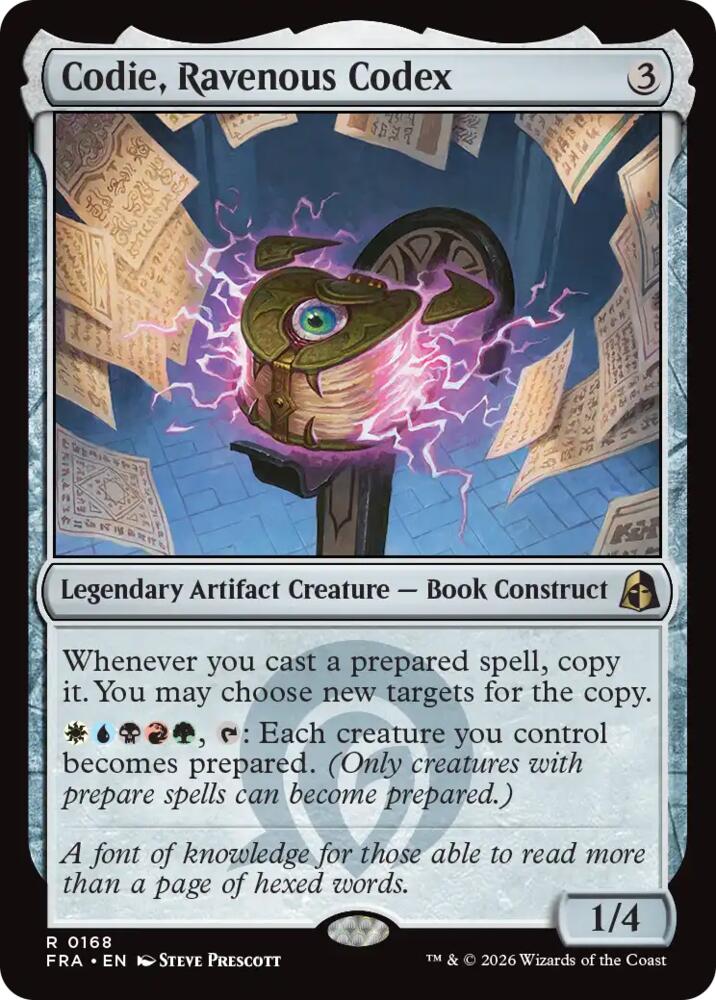 Codie, Ravenous Codex (168) [Reality Fracture] | Boutique FDB TCG