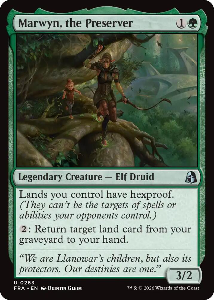 Marwyn, the Preserver (263) [Reality Fracture] | Boutique FDB TCG