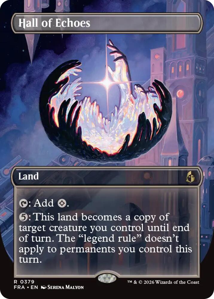 Hall of Echoes (Borderless) (379) [Reality Fracture] | Boutique FDB TCG