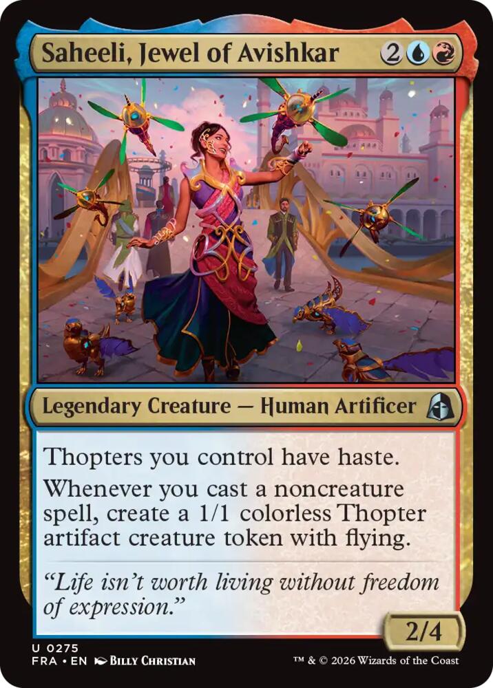 Saheeli, Jewel of Avishkar (275) [Reality Fracture] | Boutique FDB TCG