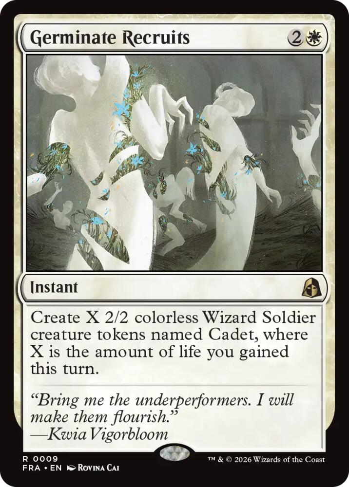 Germinate Recruits (9) [Reality Fracture] | Boutique FDB TCG