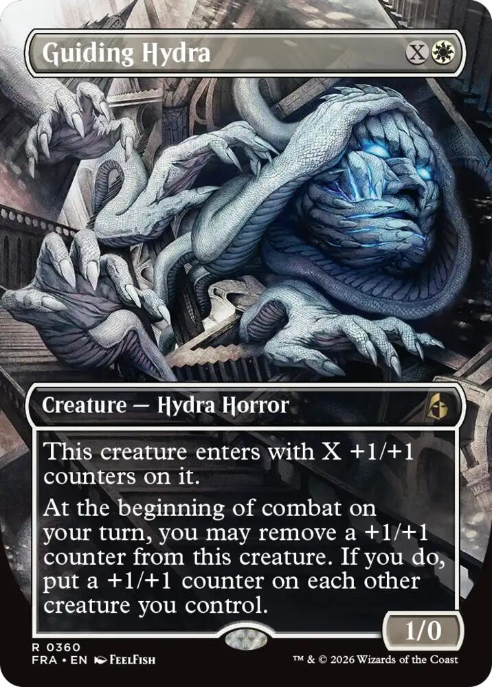 Guiding Hydra (Borderless) (360) [Reality Fracture] | Boutique FDB TCG