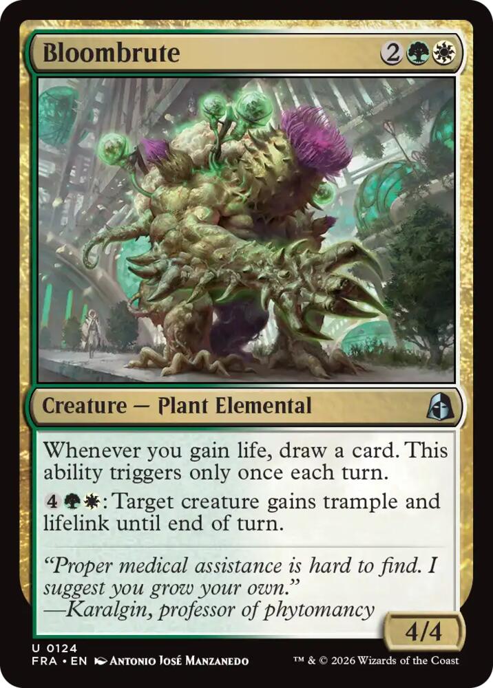 Bloombrute (124) [Reality Fracture] | Boutique FDB TCG
