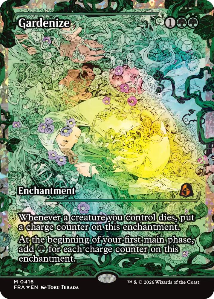 Gardenize (Showcase) (Fracture Foil) (0416) [Reality Fracture] | Boutique FDB TCG