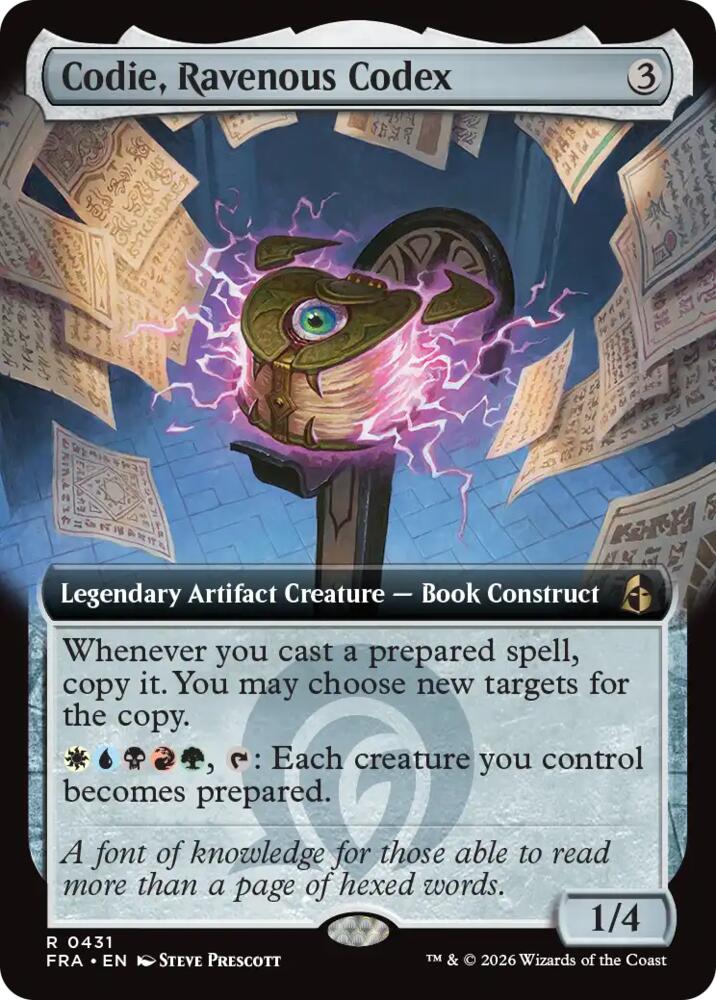Codie, Ravenous Codex (Extended Art) (431) [Reality Fracture] | Boutique FDB TCG