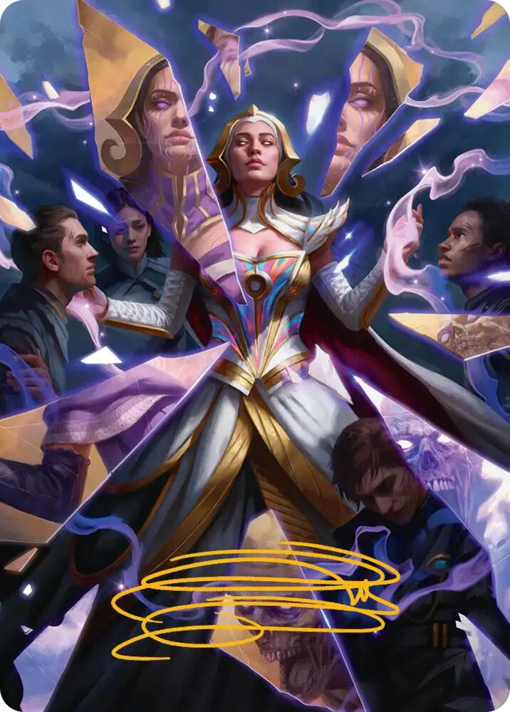 Return to the Light Realms Art Card (5/54) (Gold-Stamped Signature) [Reality Fracture Art Series] | Boutique FDB TCG