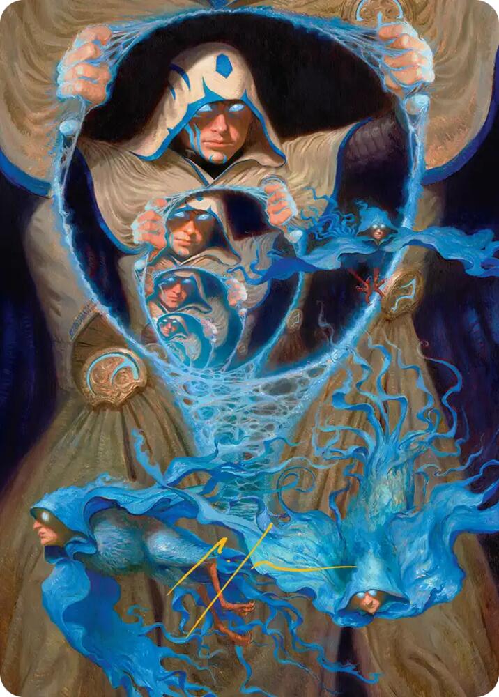 The Theorist, Jace Beleren Art Card (Gold-Stamped Signature) (47) [Reality Fracture Art Series] | Boutique FDB TCG
